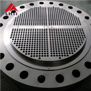 Placa de tubo de titanio para intercambiador de calor